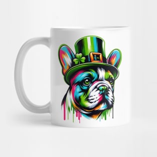 French Bulldog Enjoys Saint Patrick's Day Fun Mug